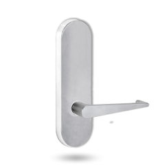 2805 ROUND END PLATE WITH 133 LEVER Satin Chrome
