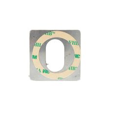 280 SERIES SQUARE CYLINDER ESCUTCHEON Satin Stainless