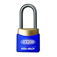 312A D/LOCKING PADLOCK 19MM S/STEEL 4.8MM DIA SHACKLE - BLUE WINDOW COVER KA ENG1 No Finish