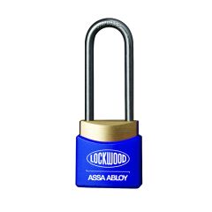 312A D/LOCKING PADLOCK 38MM S/STEEL 4.8MM DIA SHACKLE - BLUE WINDOW COVER KD ENG1 TP No Finish