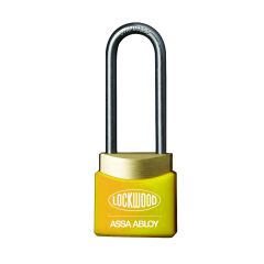 312A D/LOCKING PADLOCK 38MM S/STEEL 4.8MM DIA SHACKLE - YELLOW WINDOW COVER KA ENG1 TP No Finish