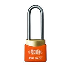 312A D/LOCKING PADLOCK 38MM S/STEEL 4.8MM DIA SHACKLE - ORANGE WINDOW COVER KD ENG2 No Finish