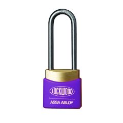 312A D/LOCKING PADLOCK 38MM S/STEEL 4.8MM DIA SHACKLE - PURPLE WINDOW COVER KA ENG2 TP No Finish