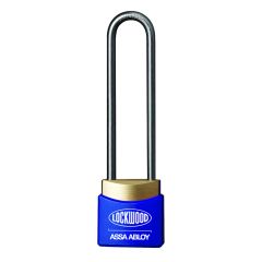 312A D/LOCKING PADLOCK 50MM S/STEEL 4.8MM DIA SHACKLE - BLUE WINDOW COVER KA ENG1 TP No Finish