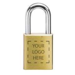 334B 45MM BRASS BODY PADLOCK 38MM BORON STEEL 8.7MM DIAMETER SHACKLE - MTL800 TP No Finish