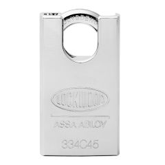 334C 45MM STEEL BODY PADLOCK SHROUDED 19MM MOLY STEEL 8.7MM DIAMETER SHACKLE - 5PK TP Marine Grade