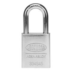 334S 45MM STEEL BODY PADLOCK 38MM MOLY STEEL 8.7MM DIAMETER SHACKLE - 6RP TP No Finish