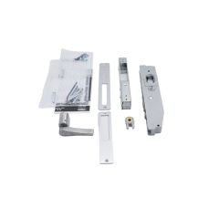 3541 - SHORT B'SET MORT DLOCK CYL ESCAPE TURN & STRIKE (FABRICATOR)RH Satin Chrome