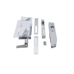 3541 - SHORT B'SET MORT DLOCK CYL ESCAPE TURN & STRIKE (FABRICATOR)LH Satin Chrome