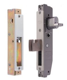 3541 - SHORT B'SET MORT D'LOCK CYL & CYL TURN & LATCHING STRIKE(FAB) Polyester Powdercoat