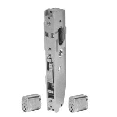 3542 - SHORT B'SET MORT DLOCK DOUBLE CYLINDER (FAB) Satin Chrome