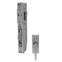 3542 - SHORT B'SET MORTICE DEADLOCK ESCAPE TURN (FAB)NO CYLINDER Satin Chrome