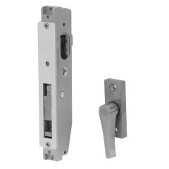 3542 - SHORT B'SET MORTICE DEADLOCK CYL & ESCAPE TURN (FAB) Satin Chrome