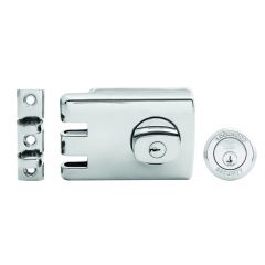 LOCKWOOD C4 201/355 DOUBLE CYLINDER ASSEMBLY 5KD Chrome Plate