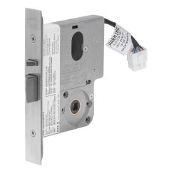 12-24VDC 60MM ELECTRIC MORTICE LOCK PRIMARY MON NO CYL & LC8810 PK=8 Satin Chrome