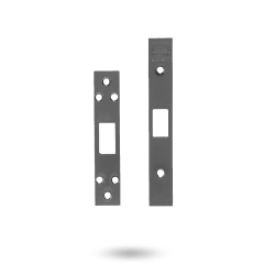 3574 PASSAGE LATCH FINISH KIT - STRIKE, FACE PLATE & SCREWS Polyester Powdercoat