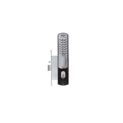 DX DIGITAL KEYPAD 3572 MORTICE LOCK 60mm BACKSET KEY OVERRIDE LEFT HAND Satin Chrome