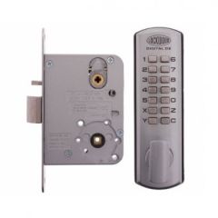 DX DIGITAL KEYPAD 3572 MORTICE LOCK 60mm BACKSET LEFT HAND Satin Chrome