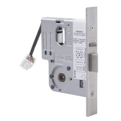 48VDC 60MM ELECTRIC MORTICE LOCK FAIL SAFE MON Satin Chrome