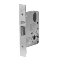 3572 - MORTICE VESTIBULE LOCK CYLINDER OUTSIDE ONLY Satin Chrome