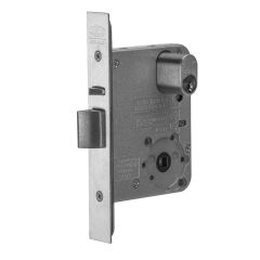 3572 - MORTICE VESTIBULE LOCK CYLINDER & TURN ADAPTOR Satin Chrome