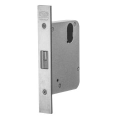 3573 - MORTICE SLIDING DOOR LOCK TURN INSIDE Satin Chrome