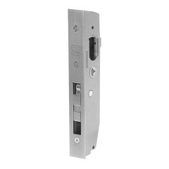 3640 - SHORT B'SET MORTICE DEADLOCK & CYLINDER ESCAPE TURN RH (METAL) Satin Chrome