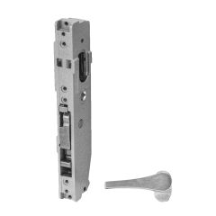 3641 - MORTICE DEADLOCK ESCAPE TURN LH NO CYLINDER Satin Chrome