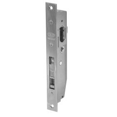 3742 - SHORT B'SET MORTICE DEADLOCK & CYLINDER TURN (TIMBER) Satin Chrome