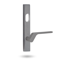 4601 SQUARE END PLATE WITH CYLINDER HOLE & 41 LEVER LH Polyester Powdercoat