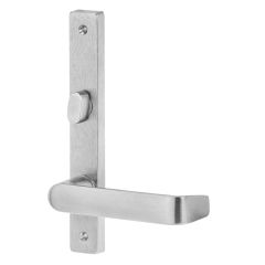 4704 SQUARE END PLATE WITH TURN & 59 LEVER Satin Chrome
