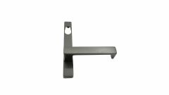 4801 SQUARE END PLATE WITH CYLINDER HOLE & 111 LEVER Polyester Powdercoat