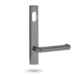 4904 SQUARE END PLATE WITH TURN & 144 LEVER Polyester Powdercoat