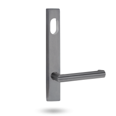 4801 SQUARE END PLATE WITH CYLINDER HOLE & 155 LEVER Polyester Powdercoat
