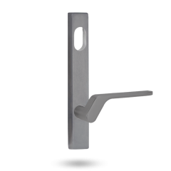 4801 SQUARE END PLATE WITH CYLINDER HOLE & 41 LEVER LH Polyester Powdercoat