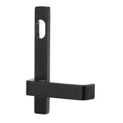4801 SQUARE END PLATE WITH CYLINDER HOLE & 90 LEVER Polyester Powdercoat