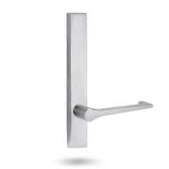 4805 EXT SQUARE END PLATE WITH LEVER 145 Chrome Plate