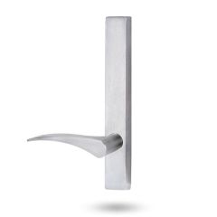 4805 SQUARE END PLATE WITH 153 RH LEVER Satin Chrome
