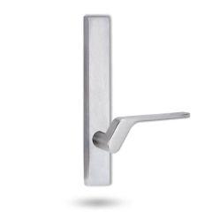 4805 SQUARE END PLATE WITH 41 LEVER LH Satin Chrome