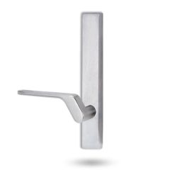 4805 SQUARE END PLATE WITH 41 LEVER RH Satin Chrome