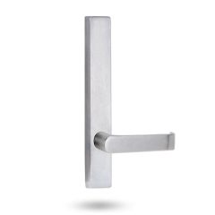 4805 SQUARE END PLATE WITH 59 LEVER Satin Chrome