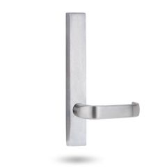 4805 SQUARE END PLATE WITH 74 LEVER Satin Chrome