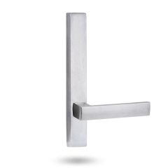 4805 SQUARE END PLATE WITH 101 LEVER Satin Chrome