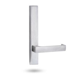 4805 SQUARE END PLATE WITH 112 LEVER Satin Chrome