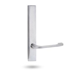 4805 SQUARE END PLATE WITH 115 LEVER Satin Chrome