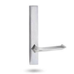 4805 SQUARE END PLATE WITH 116 LEVER Satin Chrome