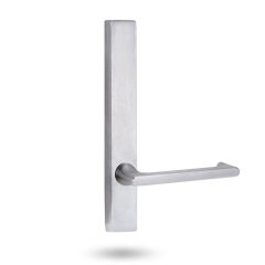 4805 SQUARE END PLATE WITH 118 LEVER Satin Chrome