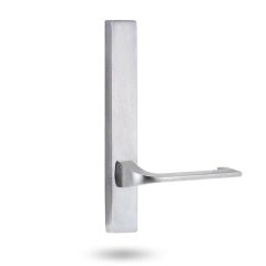 4805 SQUARE END PLATE WITH 124 LEVER Satin Chrome