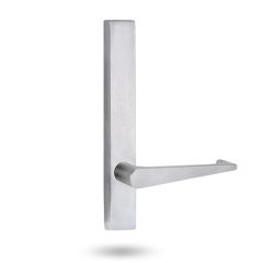 4805 SQUARE END PLATE WITH 133 LEVER Satin Chrome