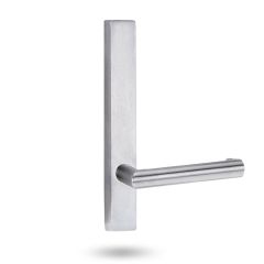 4805 SQUARE END PLATE WITH 155 LEVER Satin Chrome